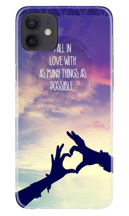 Fall in love Case for iPhone 12