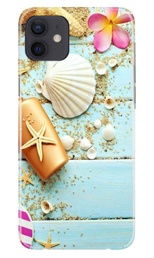 Sea Shells Mobile Back Case for iPhone 12 Mini (Design - 63)