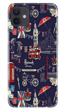 Love London Mobile Back Case for iPhone 12 Mini (Design - 75)