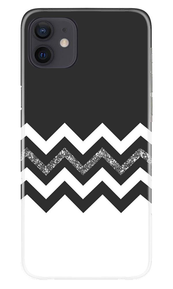 Black white Pattern2Case for iPhone 12 Mini