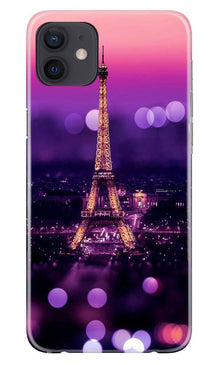 Eiffel Tower Mobile Back Case for iPhone 12 Mini (Design - 86)