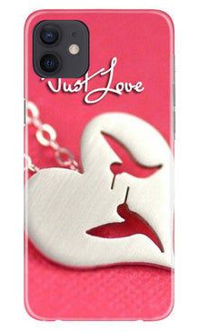 Just love Mobile Back Case for iPhone 12 Mini (Design - 88)