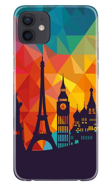 Eiffel Tower2 Mobile Back Case for iPhone 12 Mini (Design - 91)