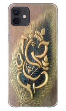 Lord Ganesha Mobile Back Case for iPhone 12 Mini (Design - 100)