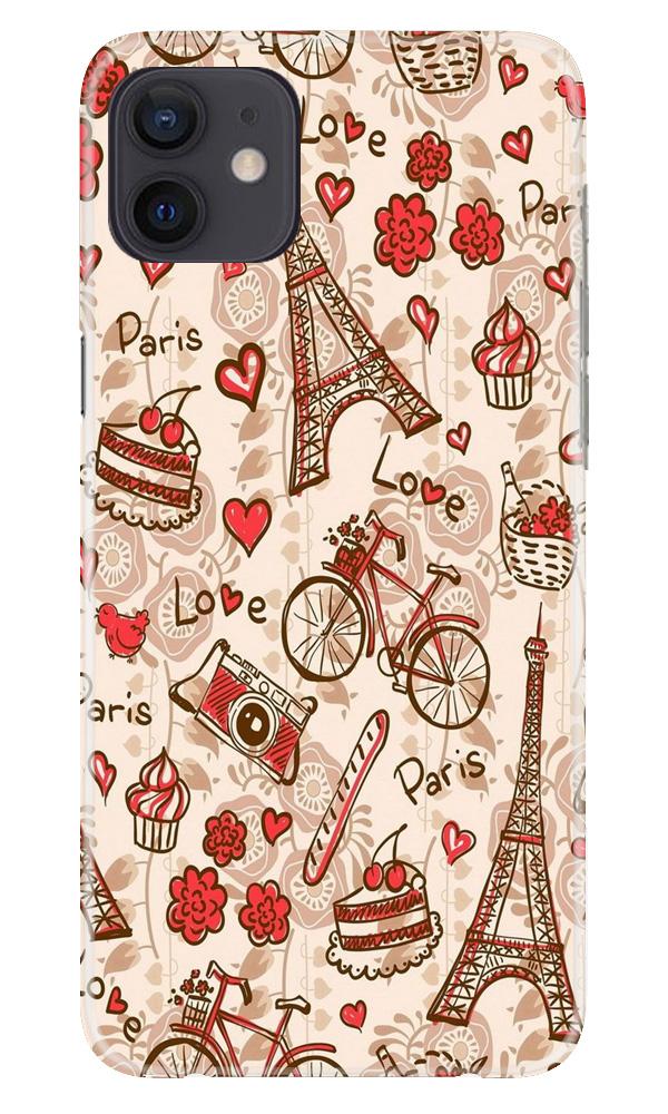 Love Paris Case for iPhone 12 Mini(Design - 103)