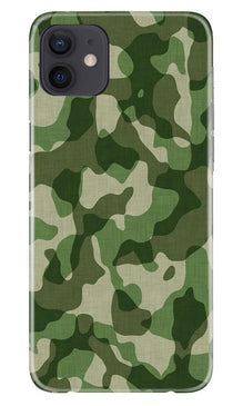 Army Camouflage Mobile Back Case for iPhone 12  (Design - 106)
