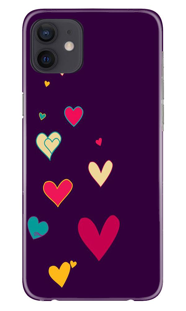 Purple Background Case for iPhone 12 Mini(Design - 107)