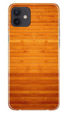 Wooden Look Mobile Back Case for iPhone 12  (Design - 111)