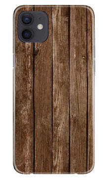 Wooden Look Mobile Back Case for iPhone 12  (Design - 112)