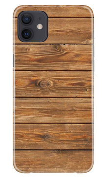Wooden Look Mobile Back Case for iPhone 12 Mini  (Design - 113)