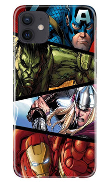 Avengers Superhero Mobile Back Case for iPhone 12 Mini  (Design - 124)