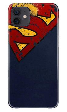 Superman Superhero Mobile Back Case for iPhone 12 Mini  (Design - 125)