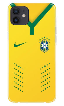 Brazil Mobile Back Case for iPhone 12 Mini  (Design - 176)