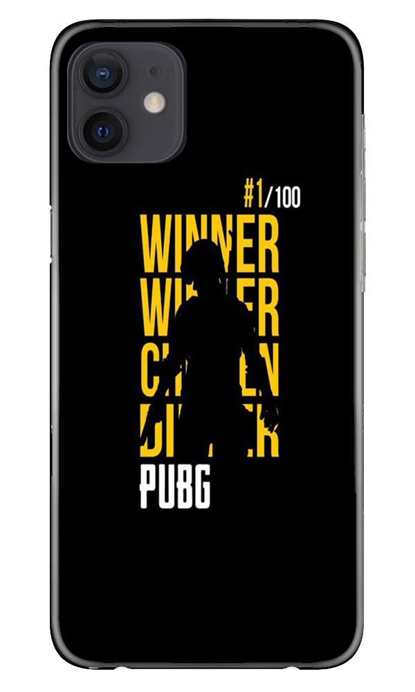 Pubg Winner Winner Case for iPhone 12  (Design - 177)