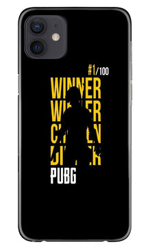 Pubg Winner Winner Mobile Back Case for iPhone 12 Mini  (Design - 177)