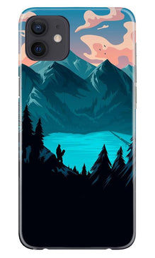 Mountains Mobile Back Case for iPhone 12 (Design - 186)