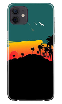 Sky Trees Mobile Back Case for iPhone 12 (Design - 191)