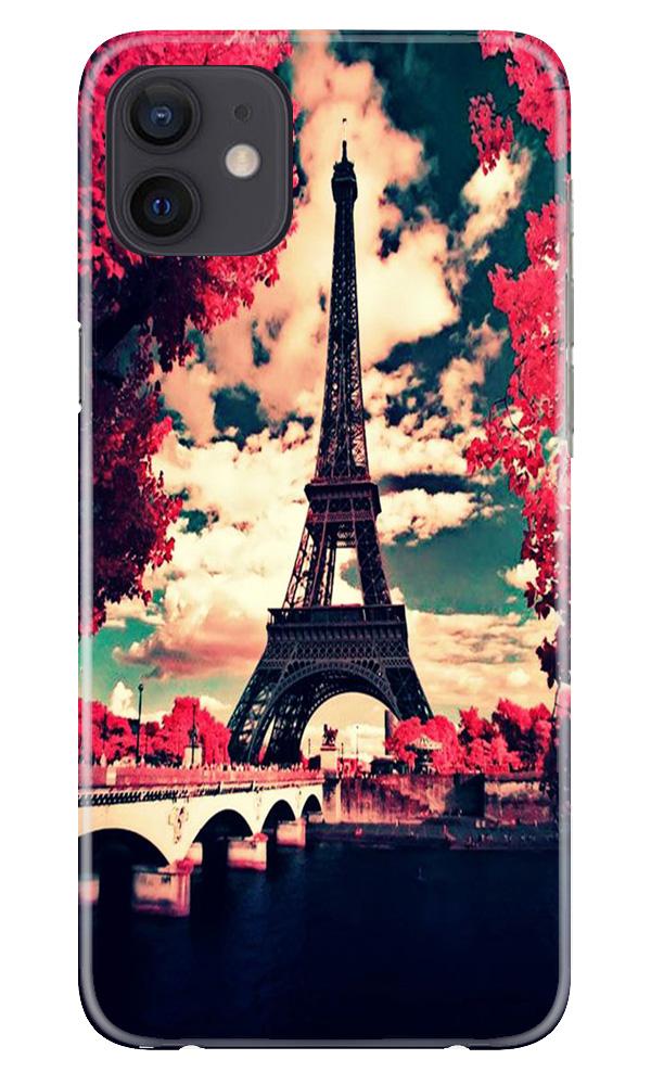 Eiffel Tower Case for iPhone 12 Mini (Design No. 212)