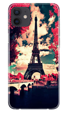 Eiffel Tower Mobile Back Case for iPhone 12 Mini (Design - 212)