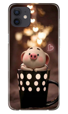Cute Bunny Mobile Back Case for iPhone 12 Mini (Design - 213)