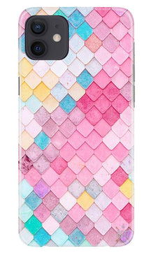 Pink Pattern Mobile Back Case for iPhone 12 (Design - 215)