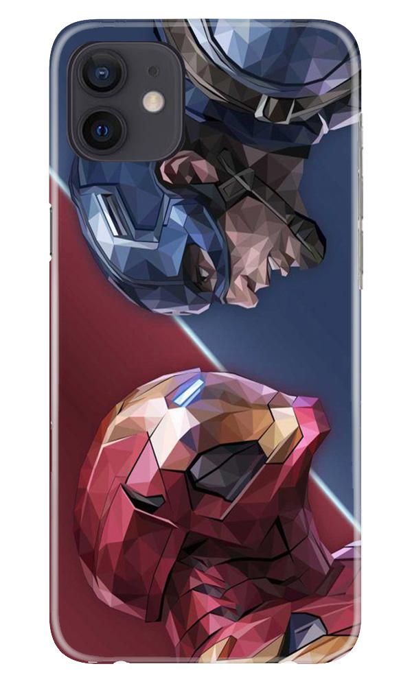 Ironman Captain America Case for iPhone 12 Mini (Design No. 245)