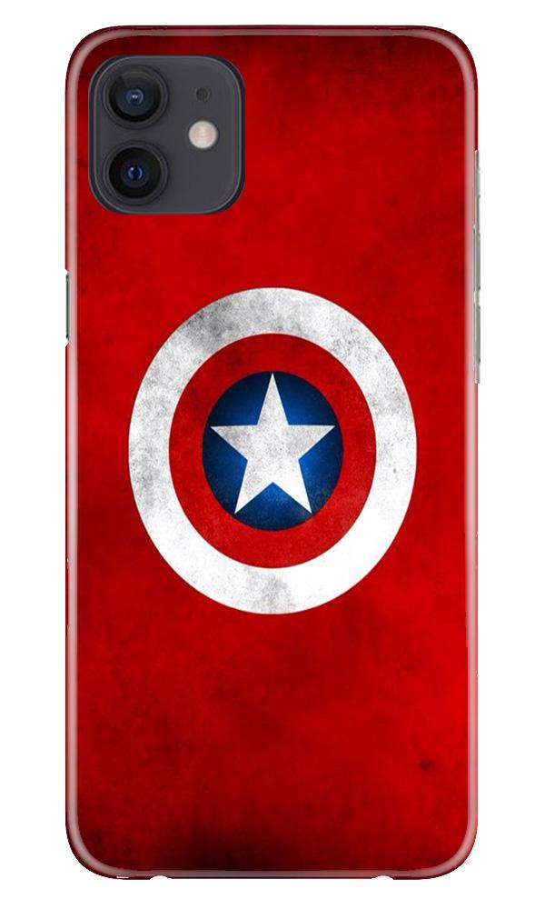 Captain America Case for iPhone 12 Mini (Design No. 249)