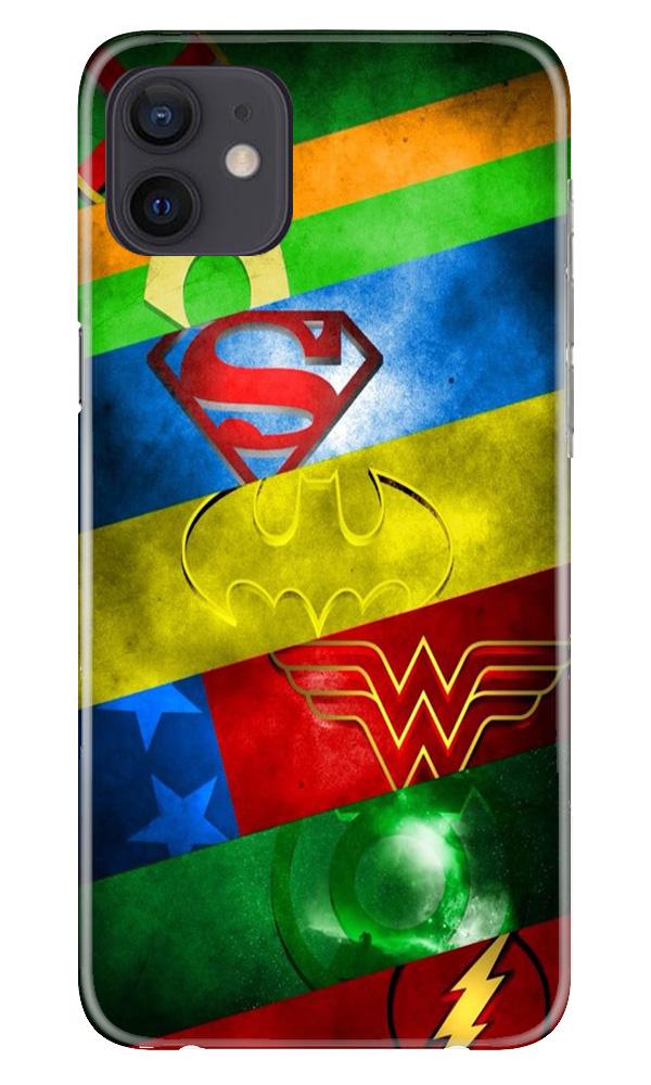 Superheros Logo Case for iPhone 12 Mini (Design No. 251)
