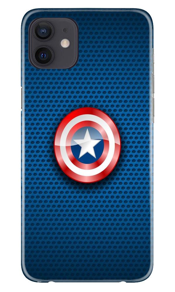 Captain America Shield Case for iPhone 12 (Design No. 253)