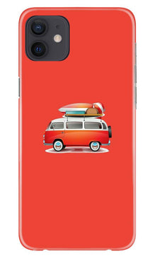 Travel Bus Mobile Back Case for iPhone 12 Mini (Design - 258)