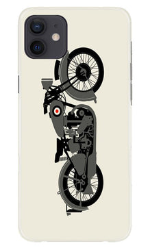 MotorCycle Mobile Back Case for iPhone 12 (Design - 259)