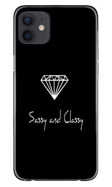 Sassy and Classy Mobile Back Case for iPhone 12 Mini (Design - 264)