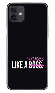 Like a Girl Boss Mobile Back Case for iPhone 12 Mini (Design - 265)