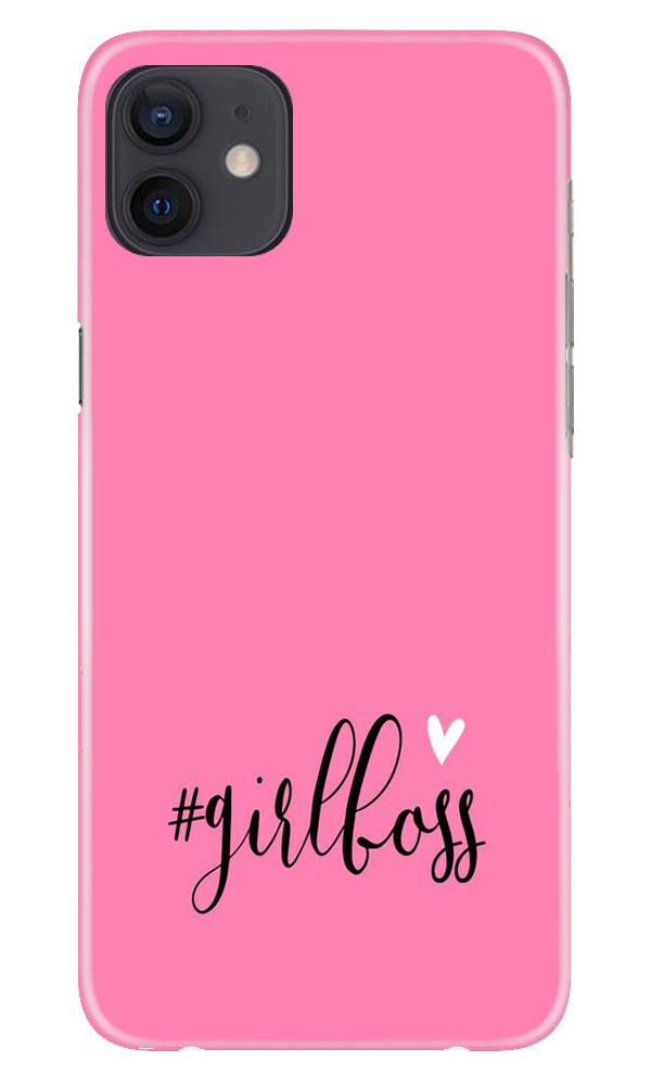 Girl Boss Pink Case for iPhone 12 (Design No. 269)
