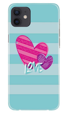 Love Mobile Back Case for iPhone 12 Mini (Design - 299)