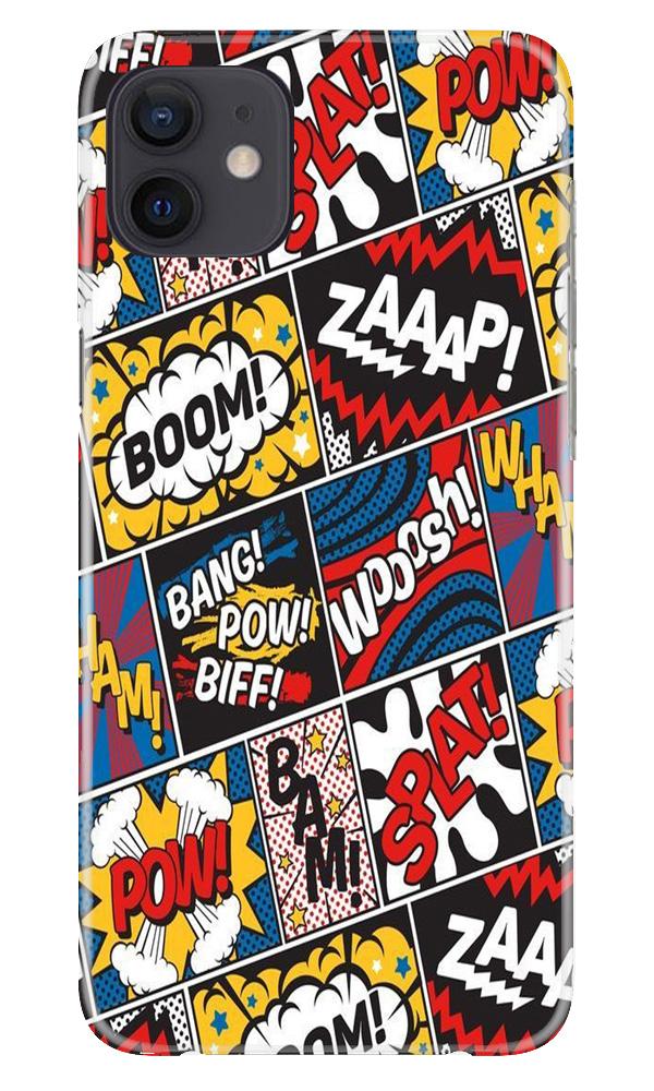 Boom Mobile Back Case for iPhone 12 (Design - 302)