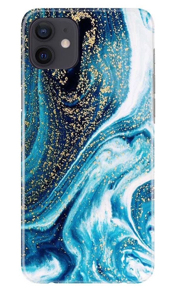 Marble Texture Mobile Back Case for iPhone 12 (Design - 308)