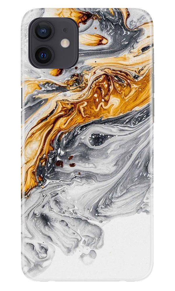 Marble Texture Mobile Back Case for iPhone 12 (Design - 310)