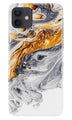 Marble Texture Mobile Back Case for iPhone 12 (Design - 310)
