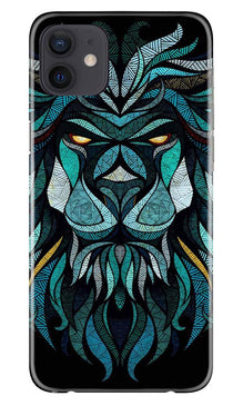 Lion Mobile Back Case for iPhone 12 (Design - 314)