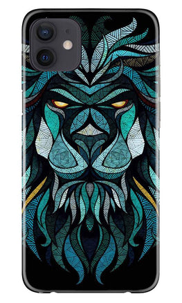 Lion Mobile Back Case for iPhone 12 Mini (Design - 314)