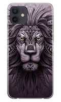 Lion Mobile Back Case for iPhone 12 (Design - 315)