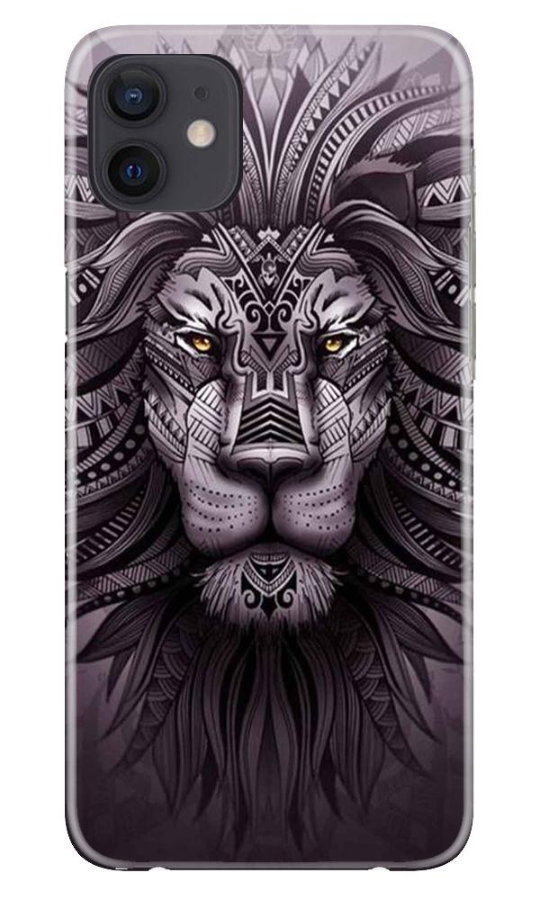 Lion Mobile Back Case for iPhone 12 (Design - 315)