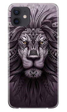Lion Mobile Back Case for iPhone 12 Mini (Design - 315)