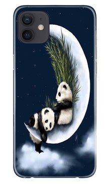Panda Moon Mobile Back Case for iPhone 12 (Design - 318)