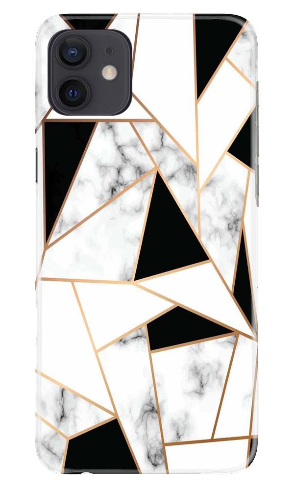 Marble Texture Mobile Back Case for iPhone 12 Mini (Design - 322)