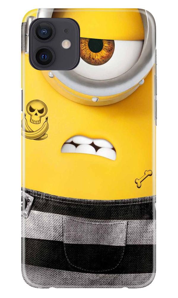 Minion Mobile Back Case for iPhone 12 Mini (Design - 324)