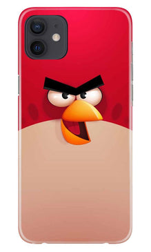 Angry Bird Red Mobile Back Case for iPhone 12 Mini (Design - 325)