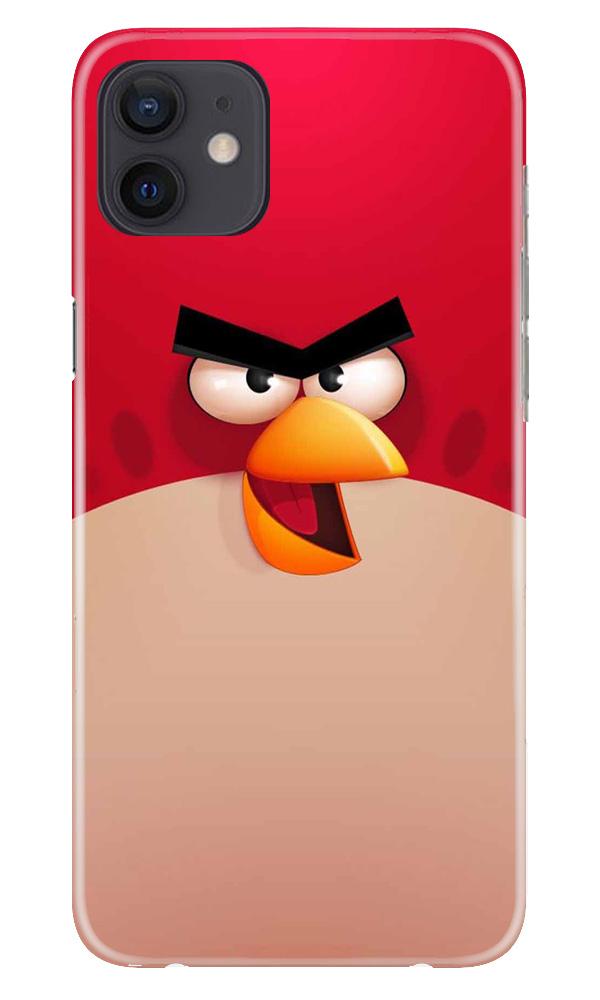 Angry Bird Red Mobile Back Case for iPhone 12 (Design - 325)