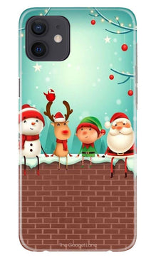 Santa Claus Mobile Back Case for iPhone 12 Mini (Design - 334)